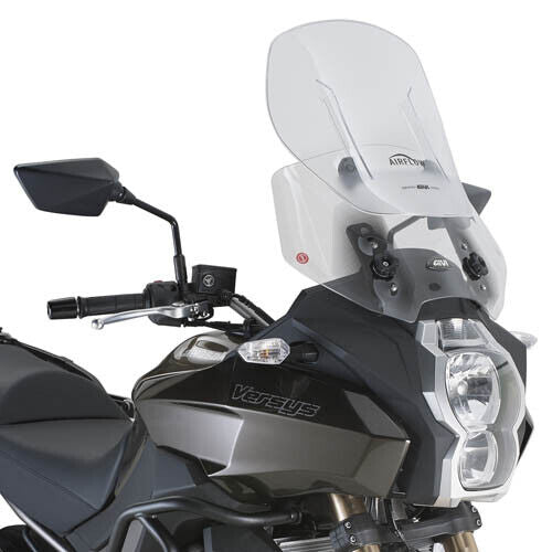 GIVI Parabrezza scorrevole trasparente AIRFLOW per Kawasaki Versys 650 2015 2016