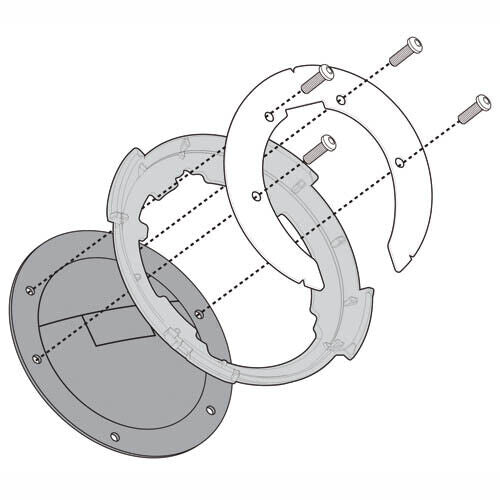 GIVI Flangia per borse da serbatoio TANKLOCK per Honda CB 1300 S 2010 - 2015