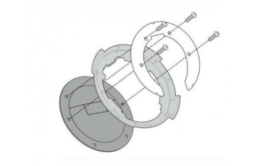 GIVI Flangia per borse da serbatoio TANKLOCK per Kawasaki Versys 650 2015 - 2021