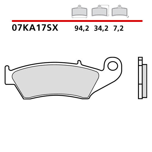 Pastiglie Brembo per Honda CRF 250 RX (19-24) anteriori race