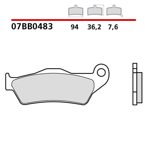 Pastiglie Brembo Husqvarna 250 TE (03-24) anteriori genuine