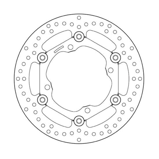Disco freno Brembo Serie Oro per Kawasaki KX 450 F (06-14) anteriore flottante