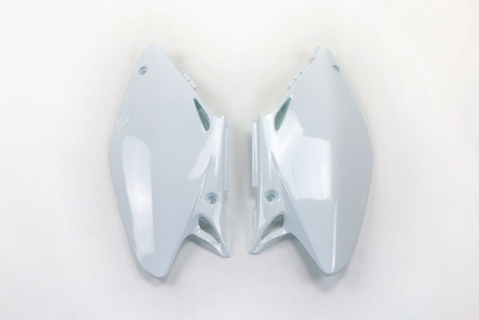 Fianchetti portanumero per Honda CR 125 (02-04) bianchi*