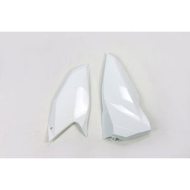 Fianchetti portanumero per Husqvarna 250 TC (14-16) bianchi*