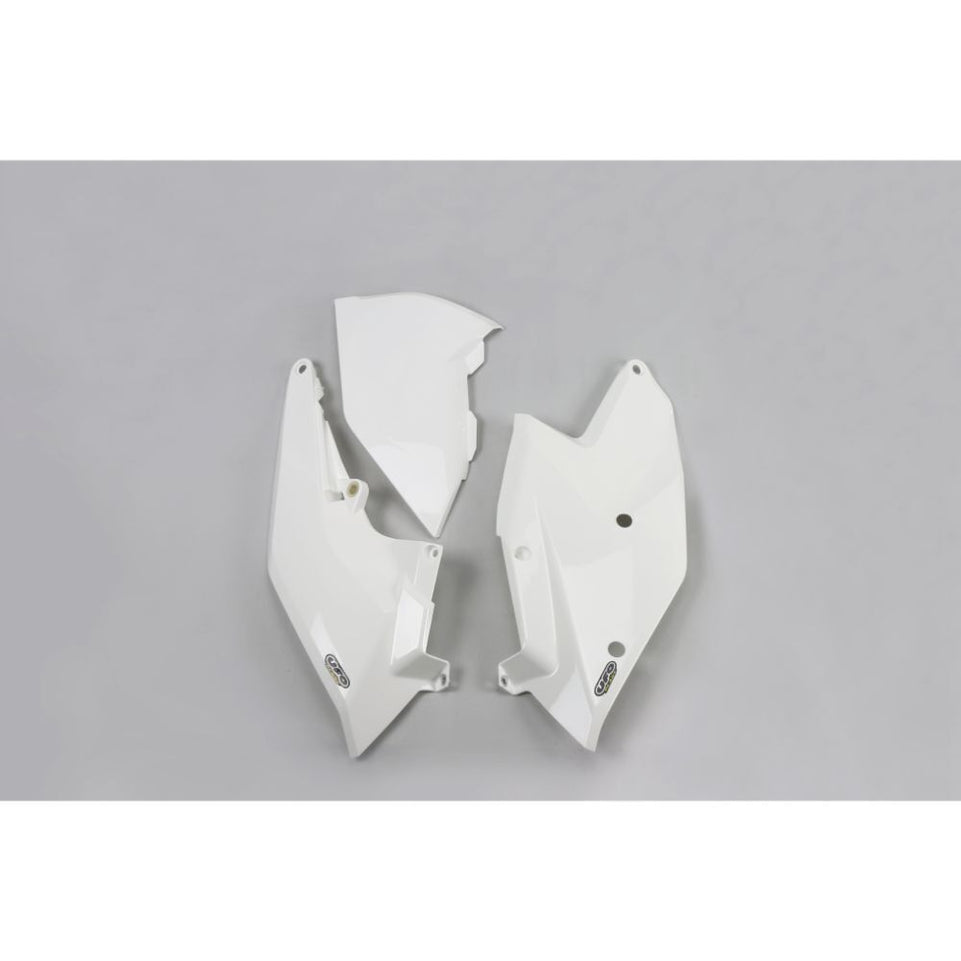 Fianchetti portanumero per KTM 500 EXC-F (17-19) bianchi*