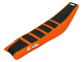 Coprisella Blackbird per KTM 450 SX-F (16-18) zebra nero e arancione