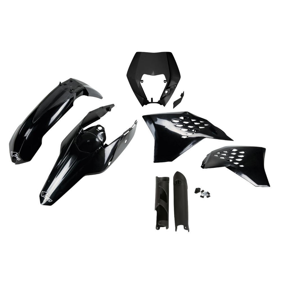 Kit plastiche per KTM 450 EXC-F (09-11) - colore nero