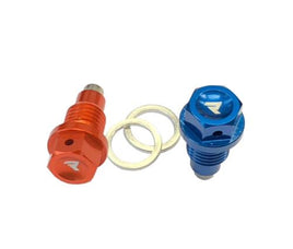 Tappo scarico olio magnetico PER Honda CRF 250 X (04-17) rosso