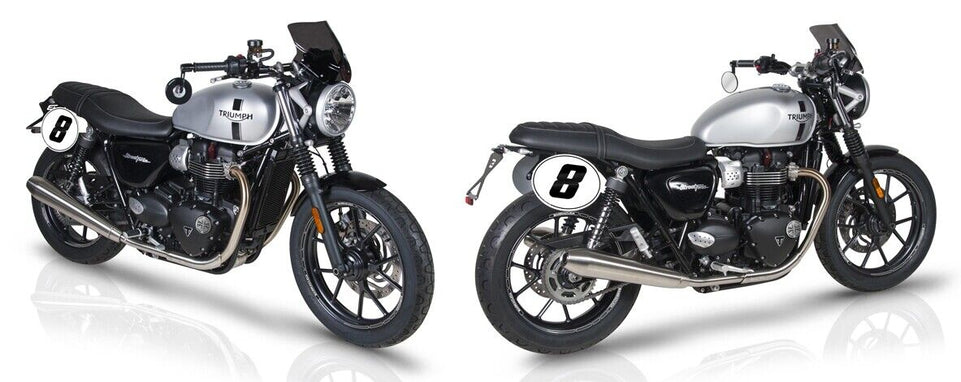 Barracuda CUPOLINO AEROSPORT + Kit Montaggio Per Triumph Street Twin 2015