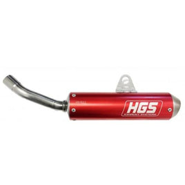 Scarico HGS KTM 125 SX (19-22) - Silenziatore Marmitta Scarico anodizzato rosso