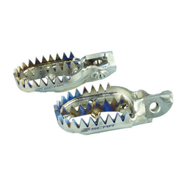 Coppia pedane in titanio Scar Husqvarna 450 FE (17-23) Gripper
