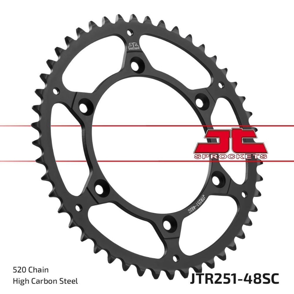 Corona JT acciaio Fantic 450 XXF (22-23) 48 denti scaricata