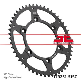 Corona JT acciaio Fantic 250 XXF (22-23) 51 denti scaricata