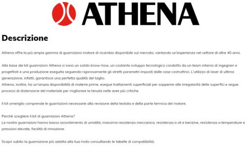 ATHENA KIT GUARNIZIONI CILINDRO SMERIGLIO PER RIEJU PRIMO LC 50 cc