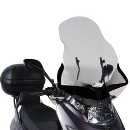 KAPPA Parabrezza Trasparente + Attacchi 67 X 58Cm Per Kymco Dink 50 2006-2016