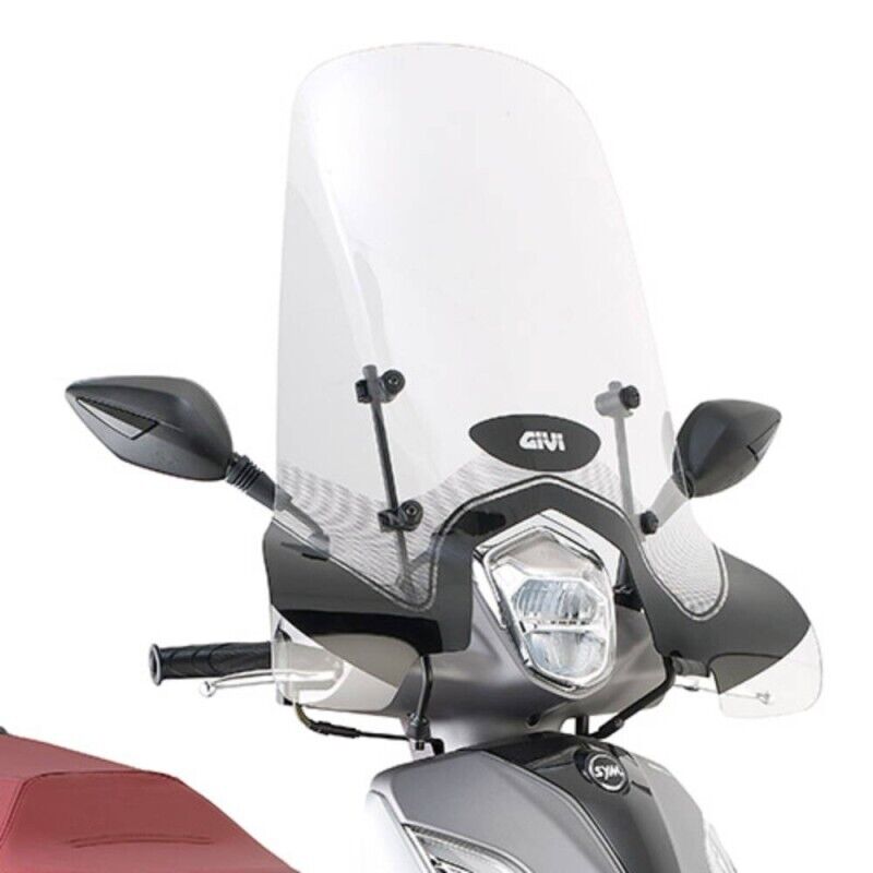 KAPPA Parabrezza Trasparente + Attacchi Per SYM Symphony ST 50 2021-2023