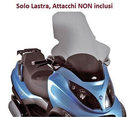 KAPPA Lastra Parabrezza Trasparente Spoiler 82X64 Per Piaggio Mp3 250 2006-2011