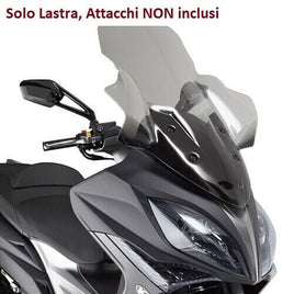 KAPPA Parabrezza Trasparente Solo Lastra 85X63 Per Kymco Xciting S400i 2018-2023