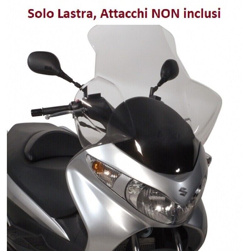 '-KAPPA Lastra Parabrezza Trasparente 72X67 Per Suzuki Burgman 125 ABS 2014-2021