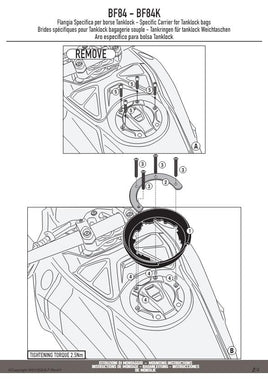 KAPPA Flangia Per Borsa Da Serbatoio Tanklock Per BMW R 1300 GS 2024