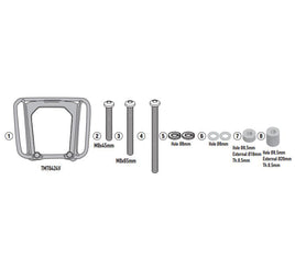KAPPA Telaietto Laterale Per Una Borsa Morbida RB105 Per Triumph Speed 400 2024
