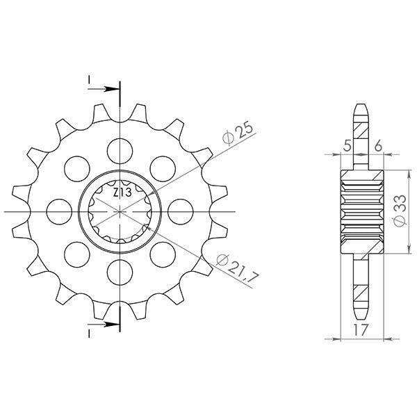 PIGNONE P520 - Z15 PER VOGE 500 DS Valico E4/E5 2021-2023