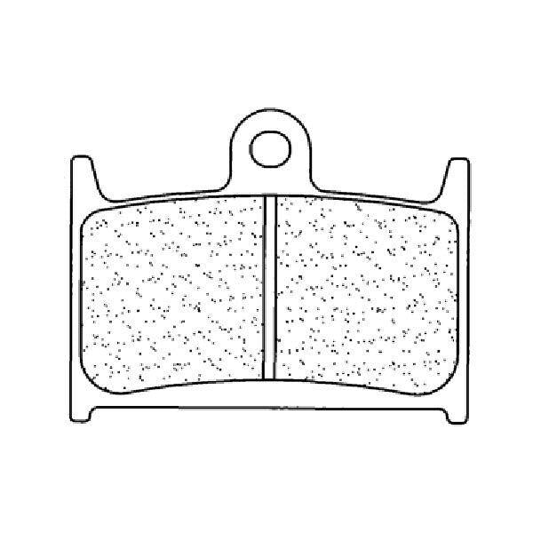 CL A3+ PASTIGLIE FRENO 1 PINZA ANT DX o SX per SUZUKI 750 GSX-R 1989-1990