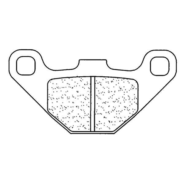 CL RX3 PASTIGLIE FRENO 1 PINZA ANT per KTM 125 GS 1989-1990