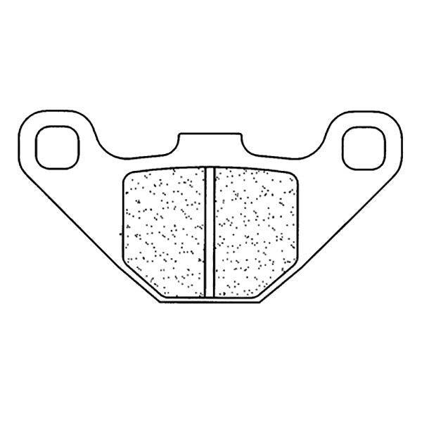 CL ATV1 PASTIGLIE FRENO 1 PINZA ANT per HYOSUNG 50 SF Prima E2 2005-2005