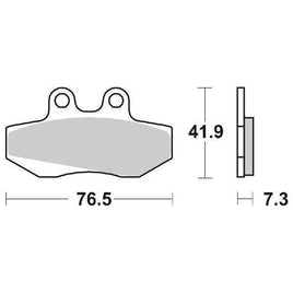 148HF SBS PASTIGLIA FRENO ANT per APRILIA 125 Tuareg Wind 1990-1990