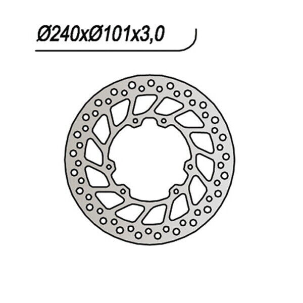 066 NG DISCO FRENO ANT per HM - VENT 450 CRE F R 2005-2009