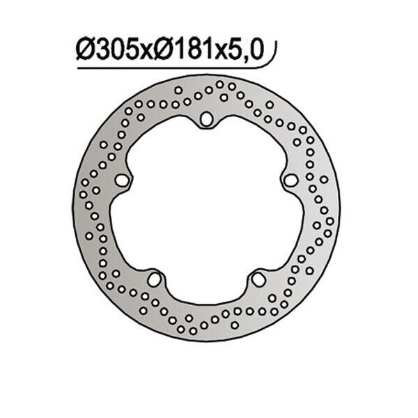 1044 NG DISCO FRENO ANT DX o SX per BMW 1250 R GS 2019-2022