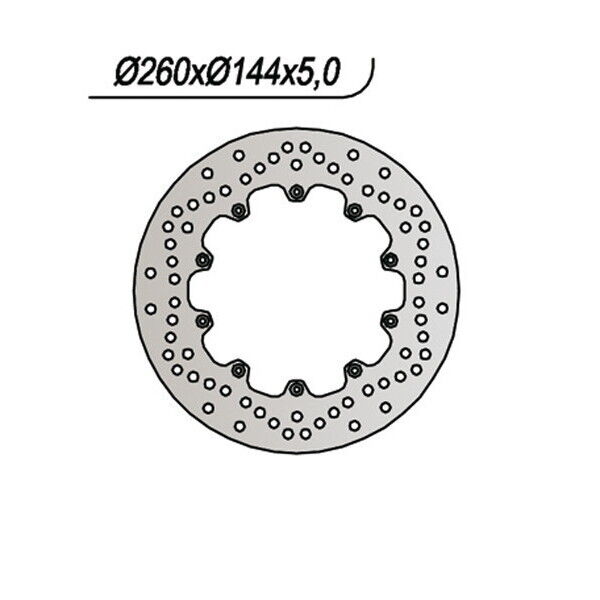 1047 NG DISCO FRENO ANT DX o SX per BMW 750 R 75/5 1973-1976