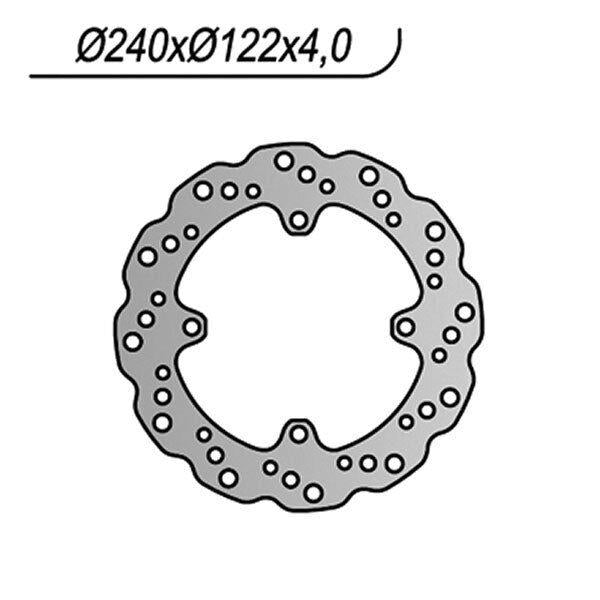 1049X NG DISCO FRENO POST per SUZUKI 450 RMX 4T 2010-2017