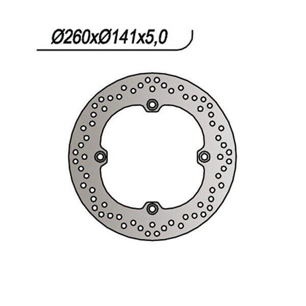 1094 NG DISCO FRENO POST per KAWASAKI 1000 KLV 2004-2005