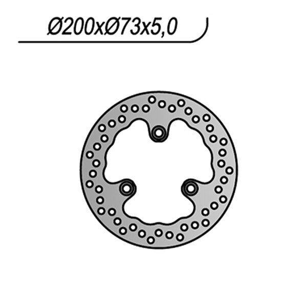 1156 NG DISCO FRENO POST per SYM 125 Joyride E2 2003-2006