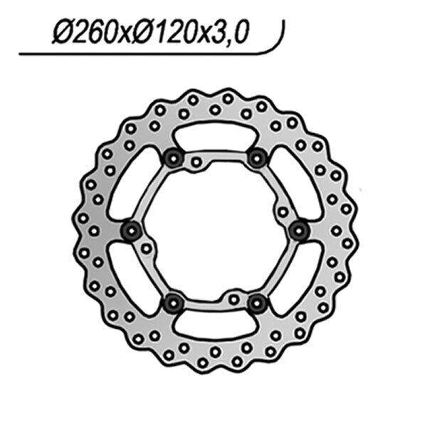 1164X NG DISCO FRENO ANT per HUSQVARNA 125 WRE 2000-2012