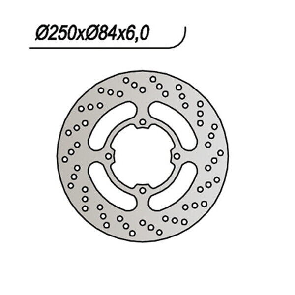 121 NG DISCO FRENO POST per SUZUKI 400 GSX SS Katana 1992-1993