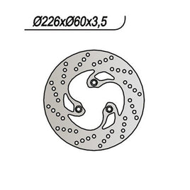 158 NG DISCO FRENO ANT per KYMCO 150 People / E2 1999-2006
