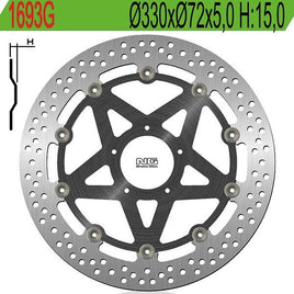 1693G NG DISCO FRENO ANT DX o SX per DUCATI 1098 1098 2007-2008