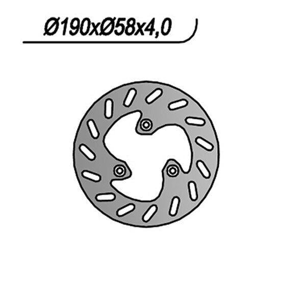 303 NG DISCO FRENO ANT per PIAGGIO 125 FLY 4T 3V IE E3 DT 2013-2017