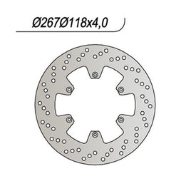 314 NG DISCO FRENO ANT per YAMAHA 600 TT S 1993-1996