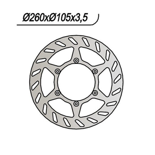 318 NG DISCO FRENO ANT per RIEJU 50 RS 1 Castrol Series 2001-2001