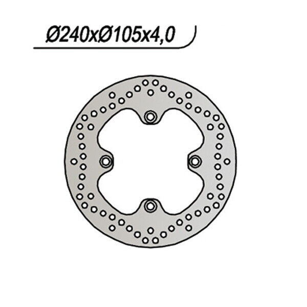 364 NG DISCO FRENO ANT per HONDA 150 SH IE DD 2009-2012