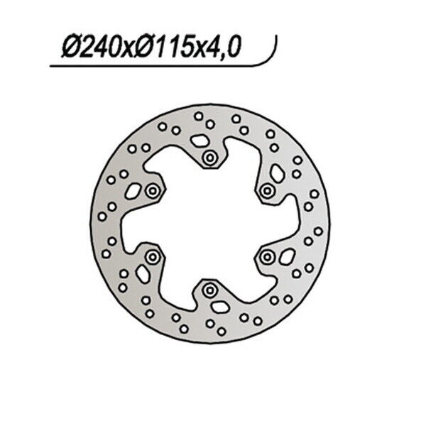 372 NG DISCO FRENO POST per YAMAHA 250 YZ F 2001-2001