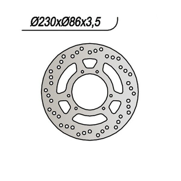 390 NG DISCO FRENO ANT per YAMAHA 350 TT 1986-1995