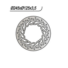471 NG DISCO FRENO ANT per DERBI 125 GP1 E2 / Low Seat E3 2005-2006