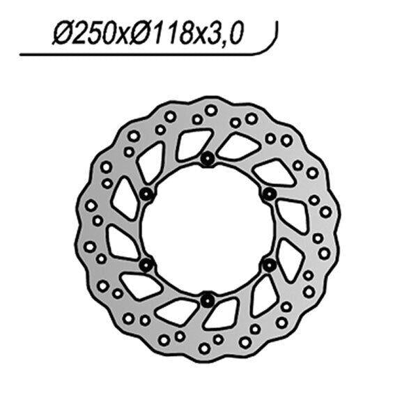 675X NG DISCO FRENO ANT per YAMAHA 450 YZ F 2003-2003