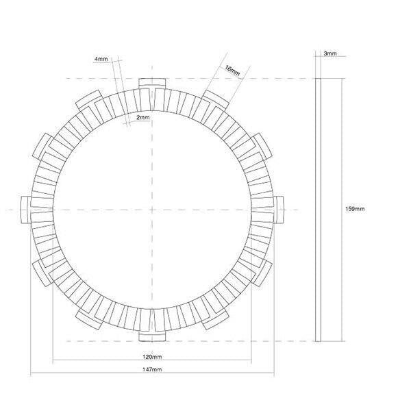 FCC FRIZIONE DISCO SINGOLO GUARNITO originale per SUZUKI 1150 GS ESF 1984-1986