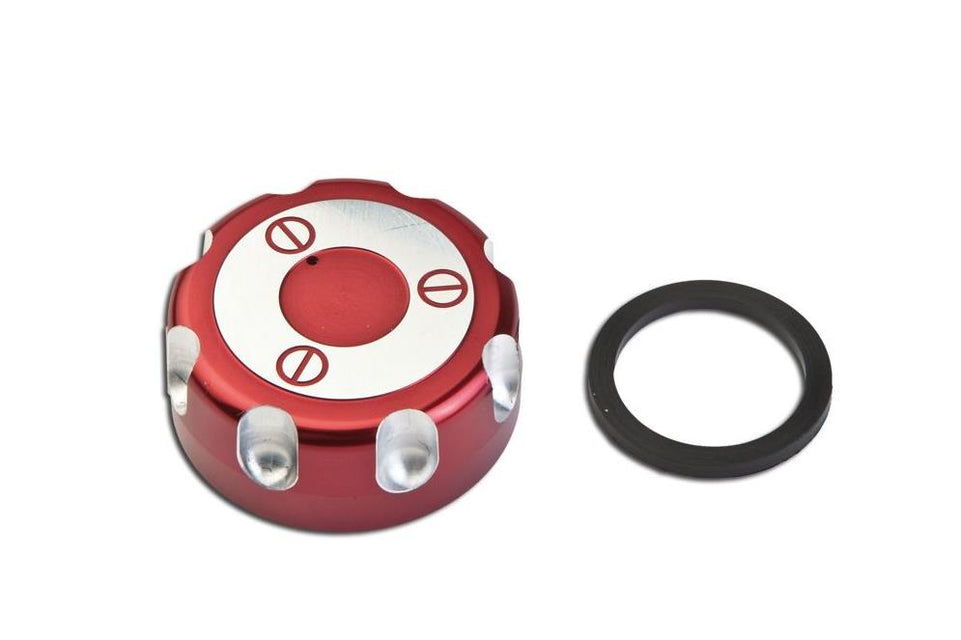 T4 Tune Tappo serbatoio rosso per Derbi Senda 50 R DRD X-TREME EU2 2010 - 2012